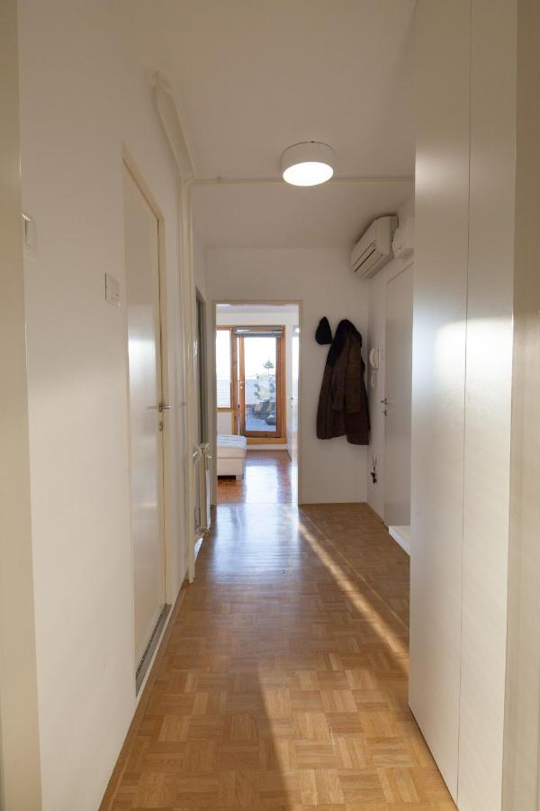Bright Penthaus Apartement, With A Wonderful View Любляна Экстерьер фото